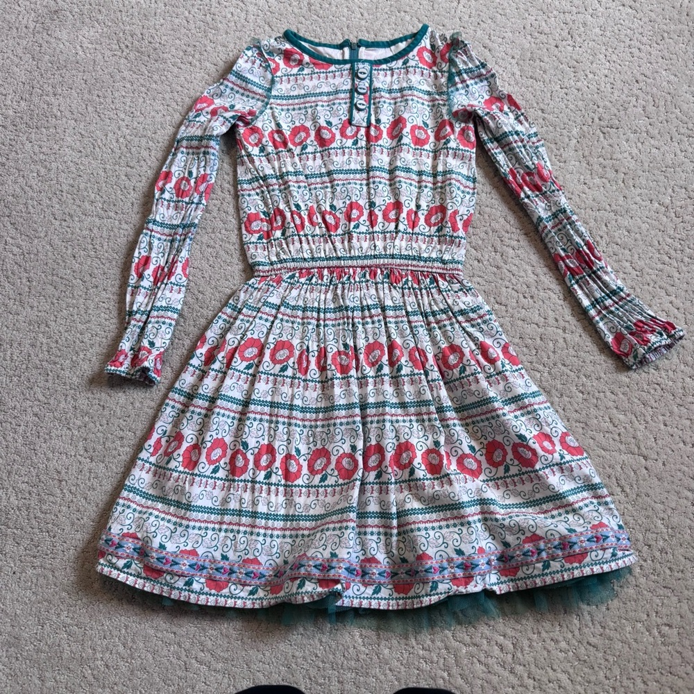 Matilda Jane Spirited Song Tulle Dress Girls 435 Once Upon A Time Long Sleeve 8